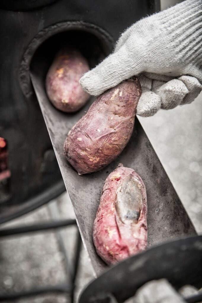 Gun-goguma (Roasted Sweet Potatoes)
