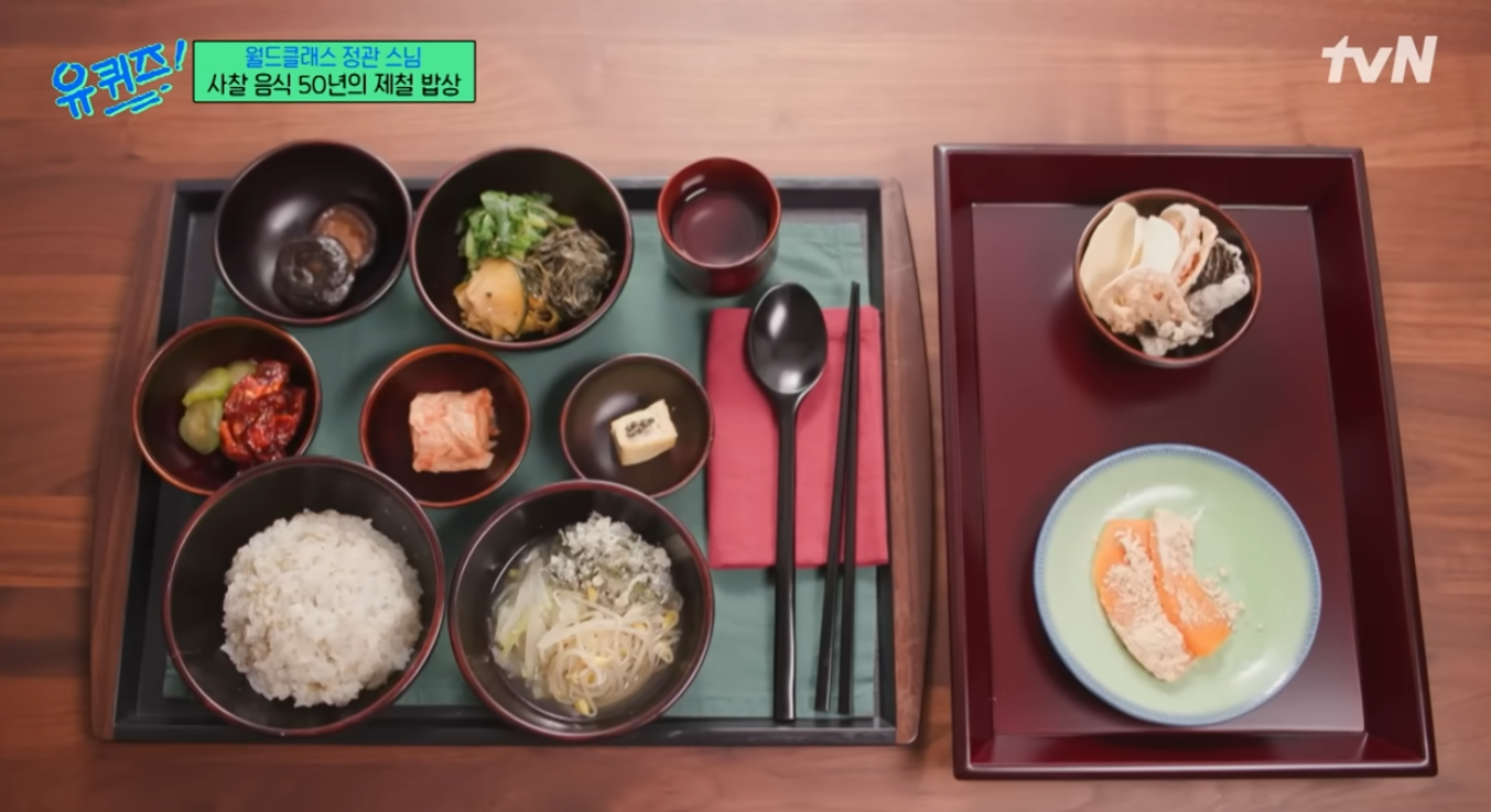 Monk Jeonggwan's temple food