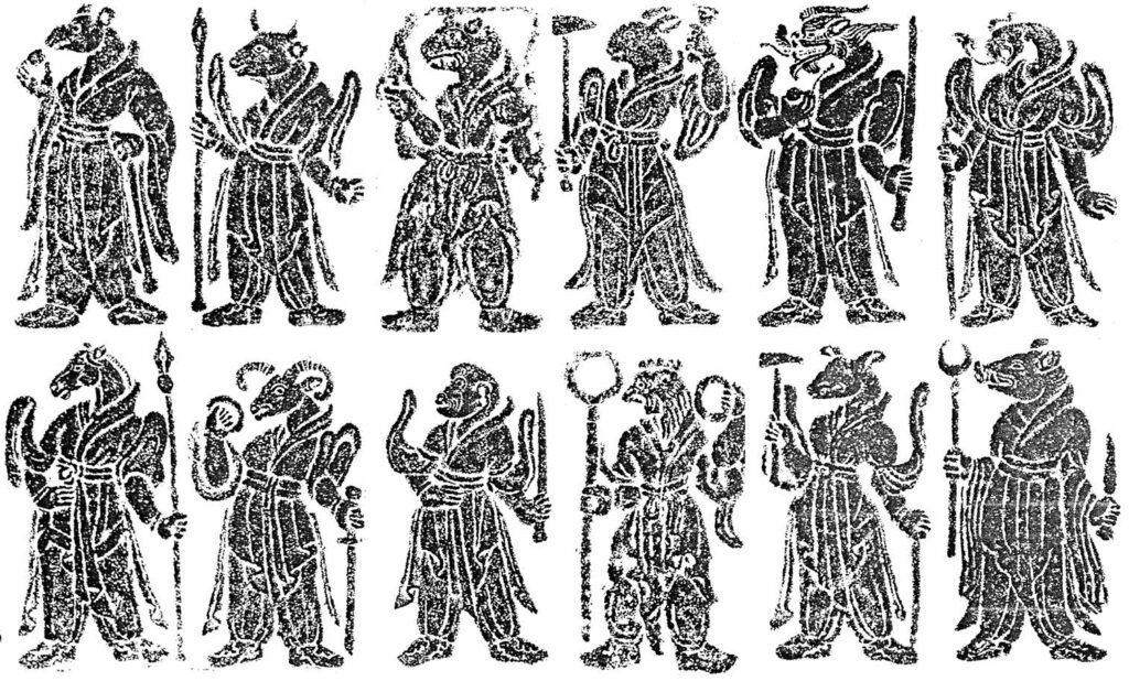 the twelve zodiac signs