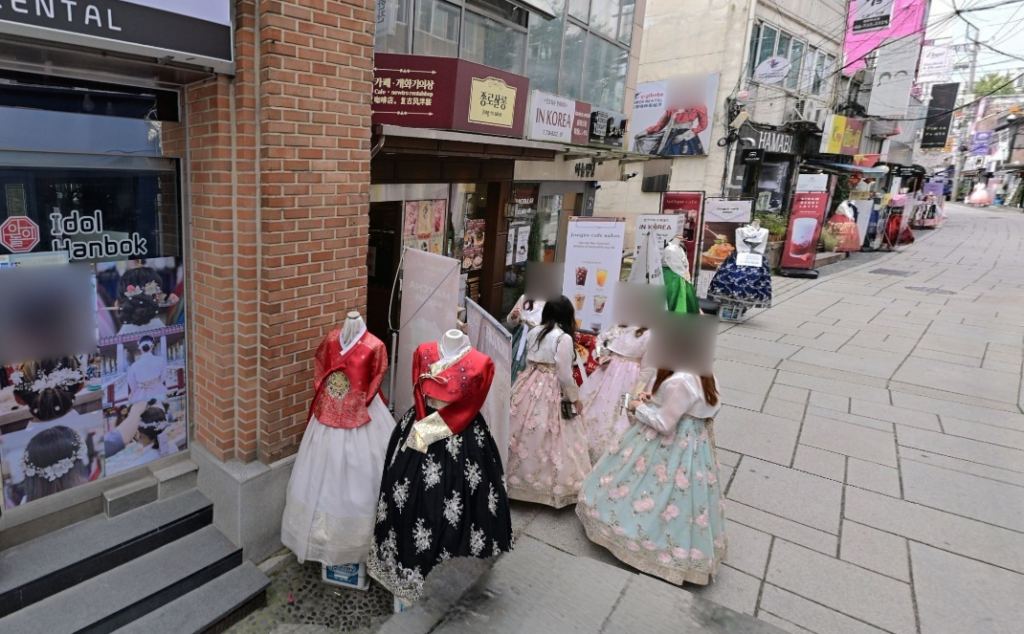 Hanbok rental shops