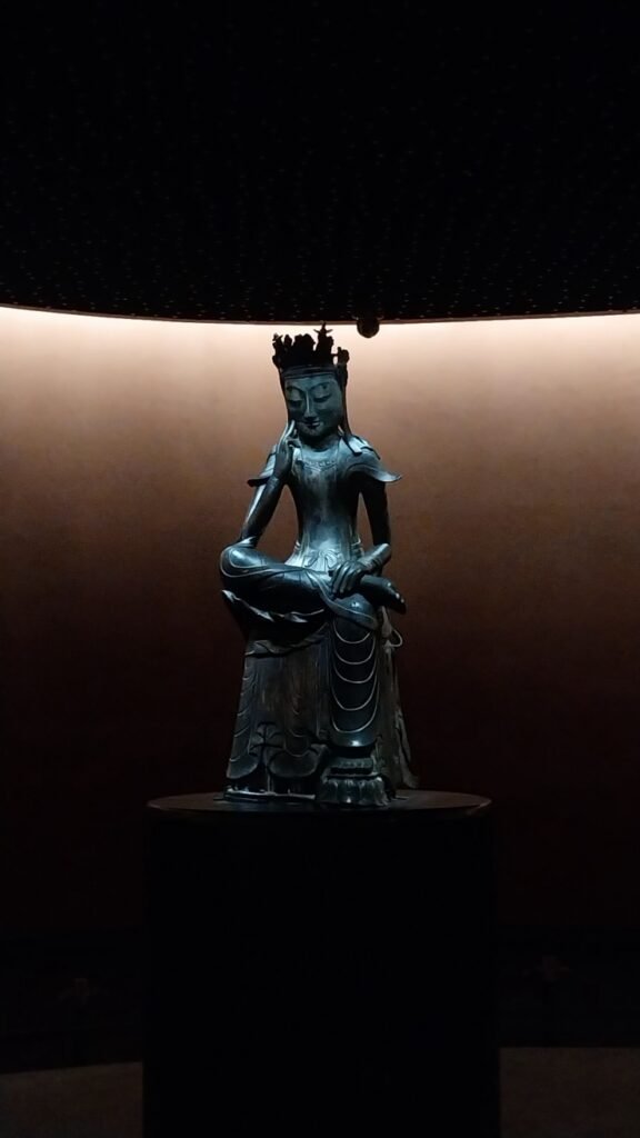 Gilt-bronze Pensive Maitreya Bodhisattva(1961-1)