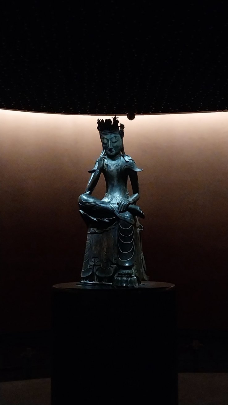 Gilt-bronze Pensive Maitreya Bodhisattva(1961-1)