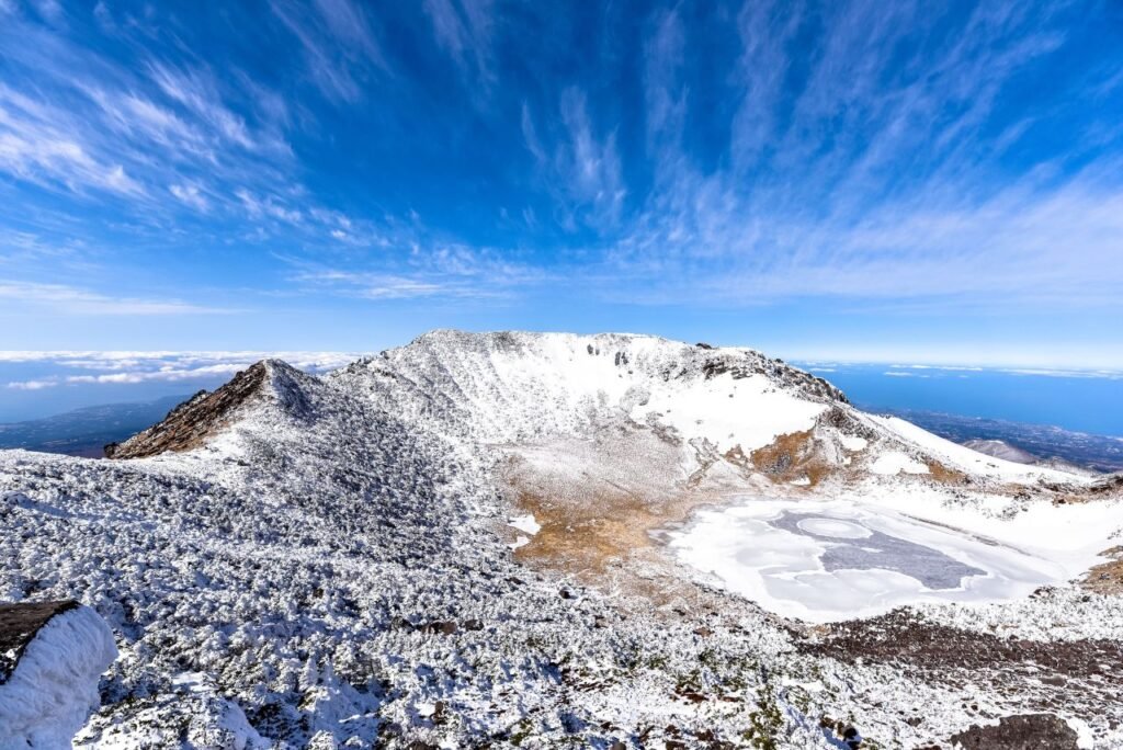 Baengnokdam Crater Lake on Hallasan Mountain
