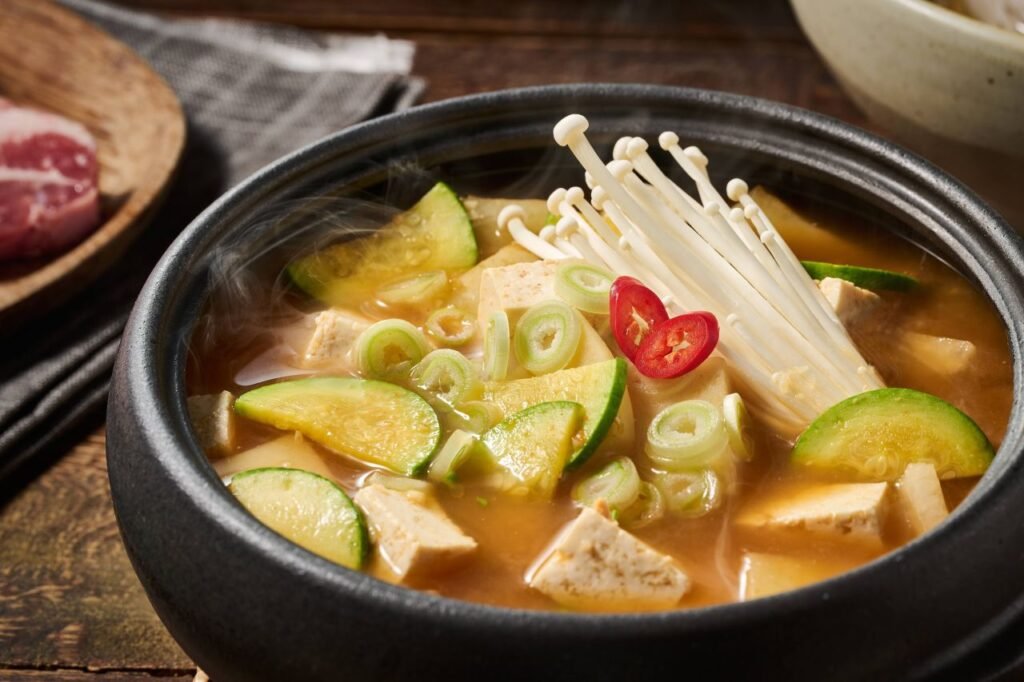 Zucchini & Tofu Doenjang-jjigae