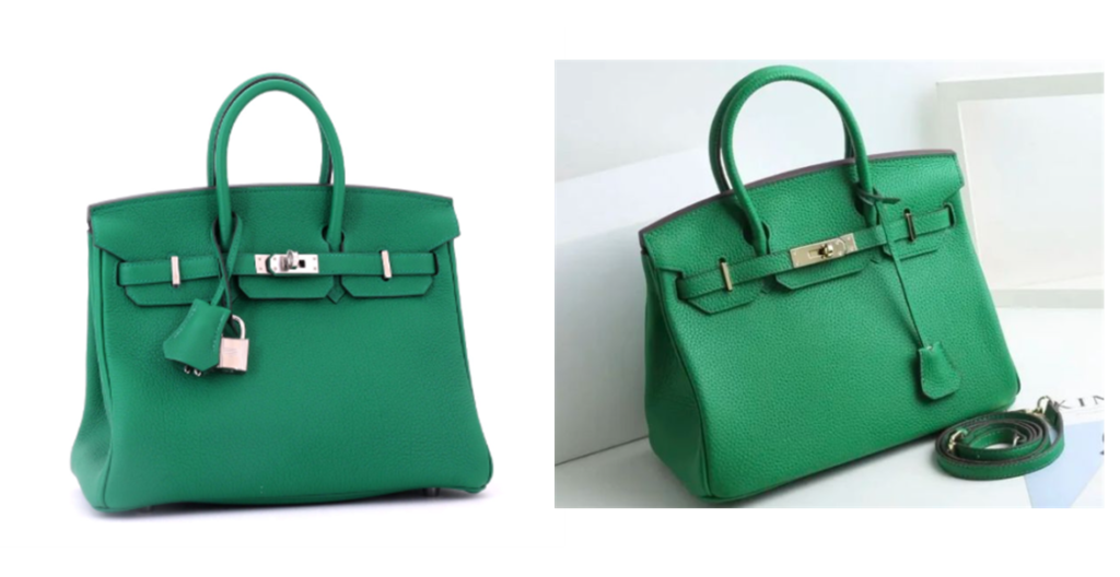 HERMES Birkin Bag and WALMART wirkin bag