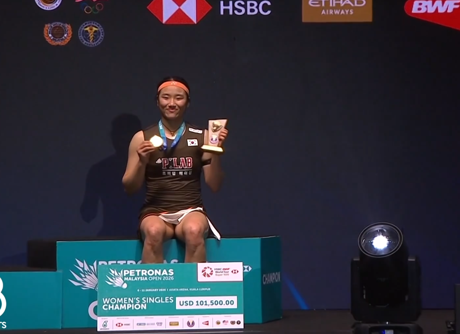 An Se-young, women's singles champion at the 'Malaysia Open 2026'