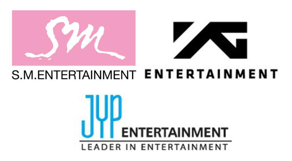 SM, YG, and JYP Entertainment