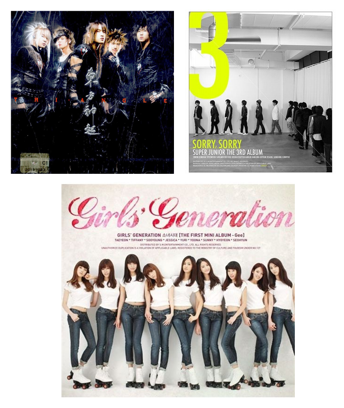 TVXQ!, Super Junior and Girls’ Generation