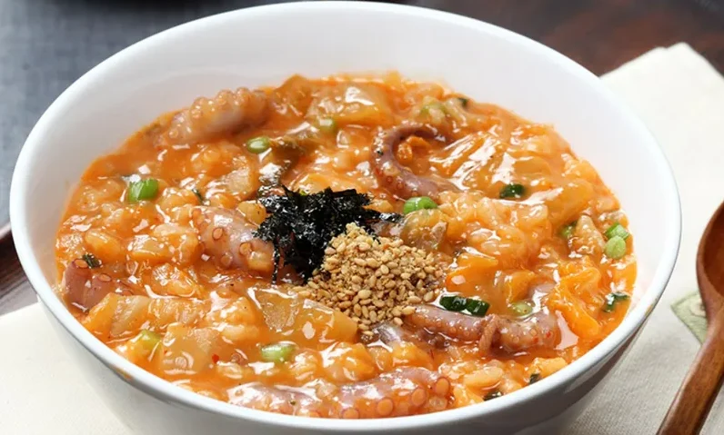 Nakji-kimchi-juk