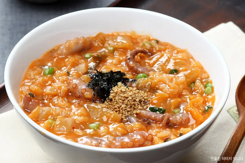 Nakji-kimchi-juk