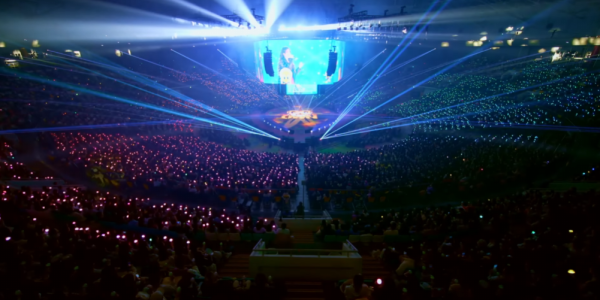 a scene of IU Concert