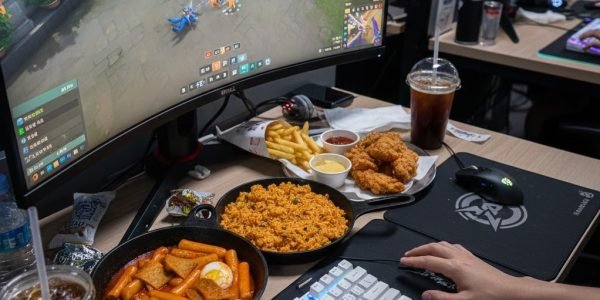 pcbang, korea game room, food