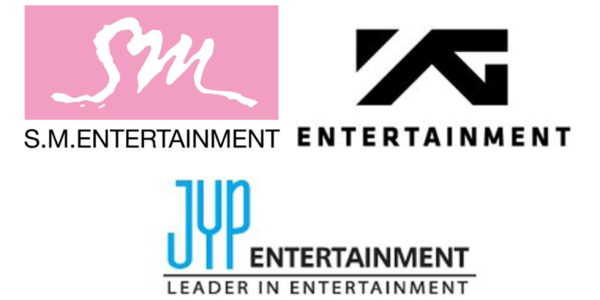 SM, YG, and JYP Entertainment